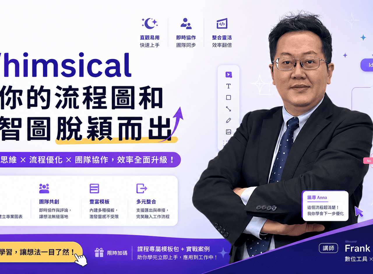 Whimsical 讓你的流程圖和心智圖脫穎而出